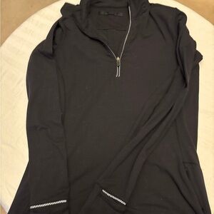 lululemon athletica Black Quarter-Zip Pullover